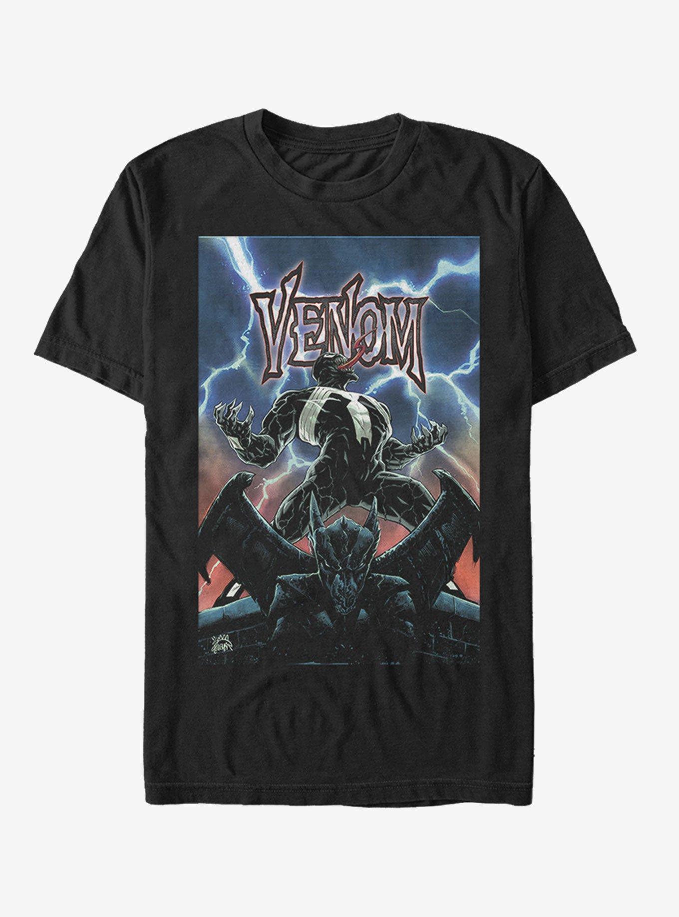 Marvel Venom Lightning T-Shirt, BLACK, hi-res