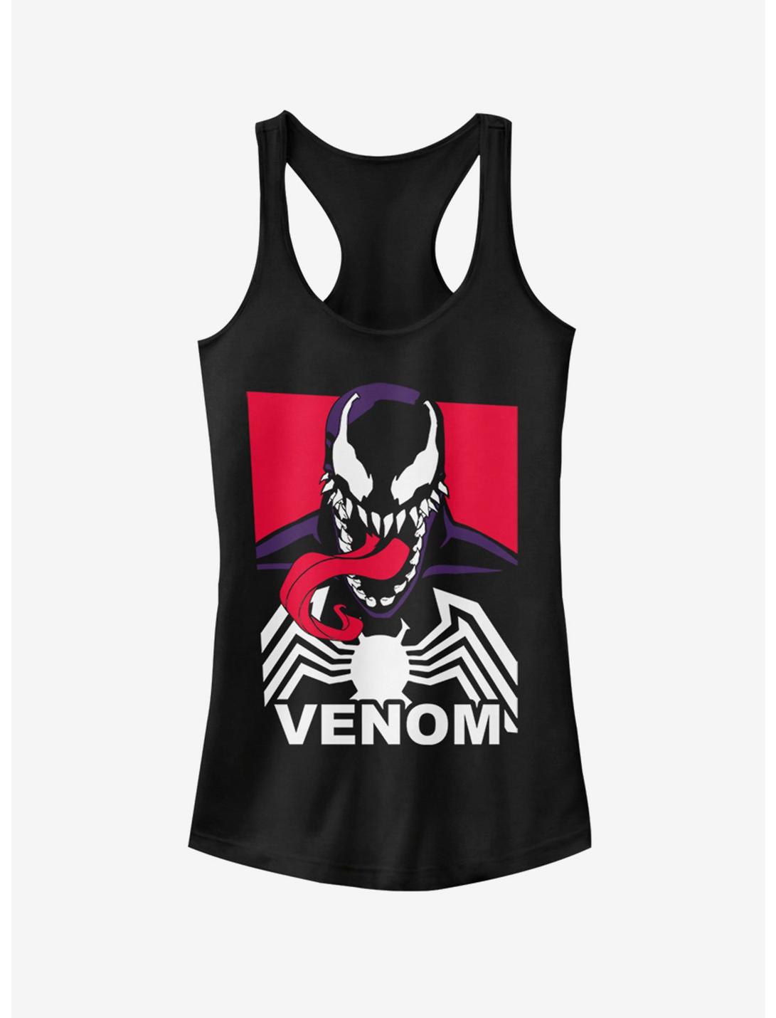 Marvel Venom Tri Color Girls Tank, BLACK, hi-res
