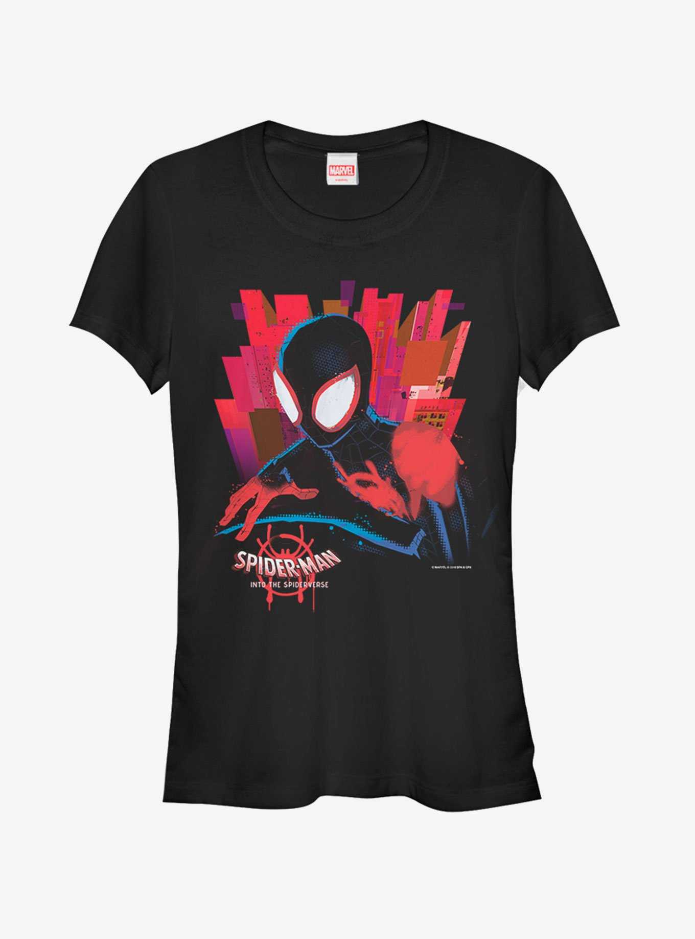 Marvel Spider-Man Spider-Verse Black Spider Womens T-Shirt, , hi-res