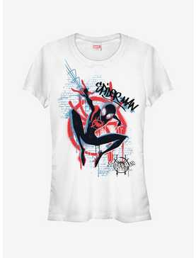 Marvel Spider-Man Spider-Verse Graffiti Spider Womens T-Shirt, , hi-res