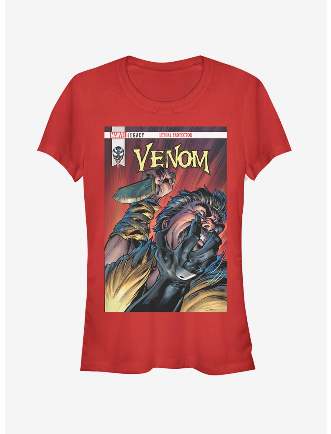Marvel Venom Dagger Womens T-Shirt, RED, hi-res