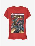 Marvel Venom Dagger Womens T-Shirt, RED, hi-res