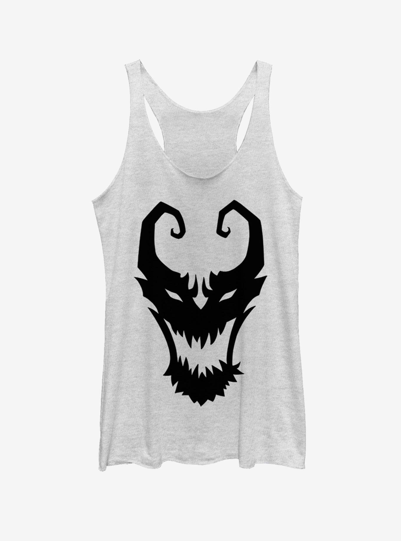 Marvel Anti-Venom Face Girls Tank, WHITE HTR, hi-res