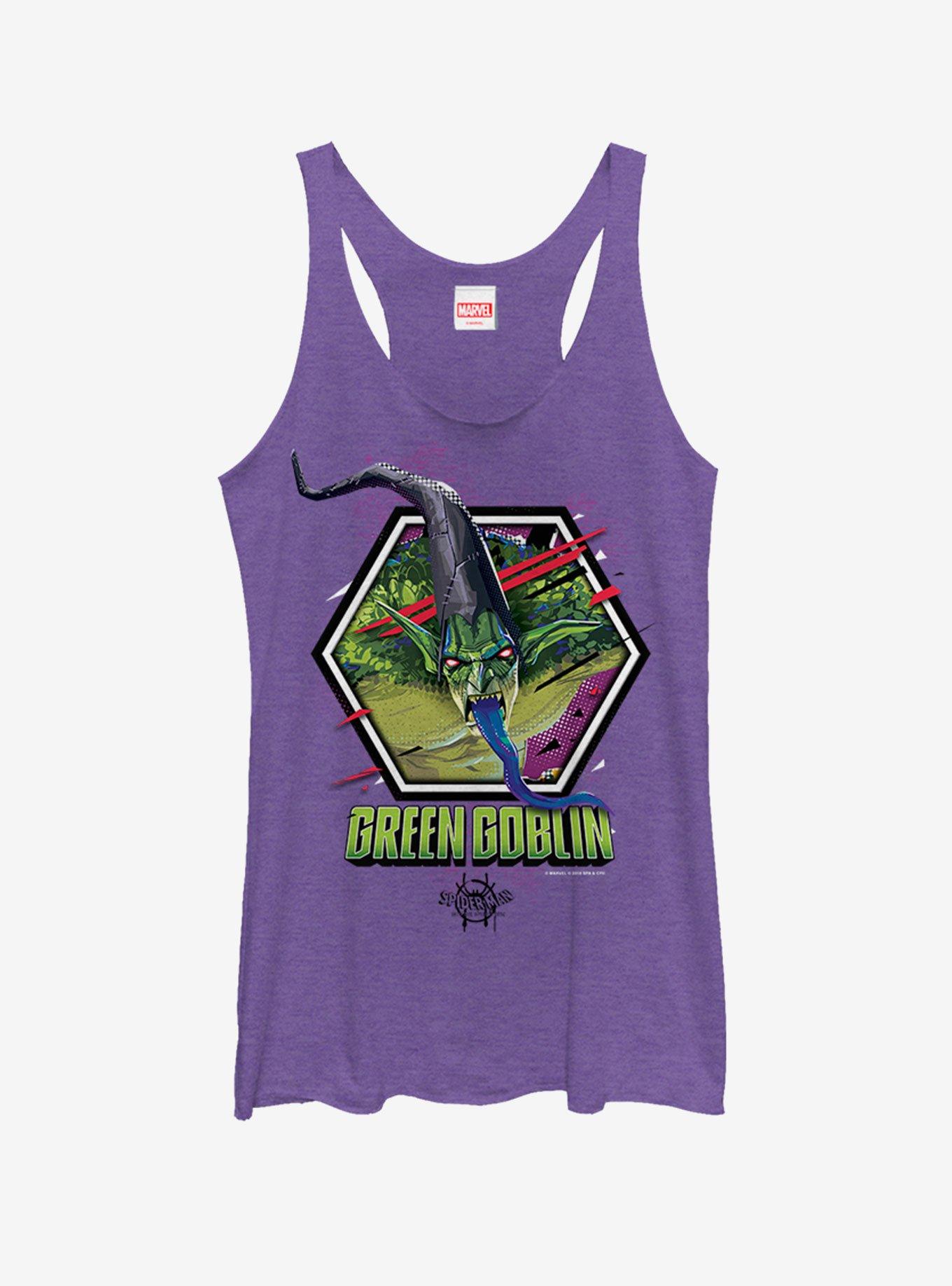 Marvel Spider-Man Spider-Verse Goblin Rage Girls Tank, PUR HTR, hi-res