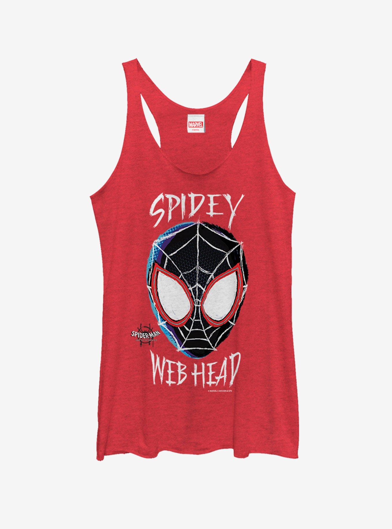 Marvel Spider-Man Spider-Verse Web Head Girls Tank, RED HTR, hi-res