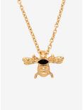 Gold Bee Dainty Necklace, , hi-res