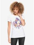 Disney Mulan Floral Portrait Girls T-Shirt, PURPLE, hi-res