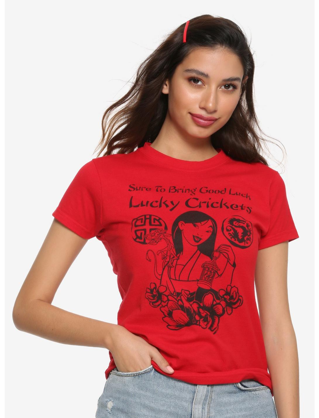 Disney Mulan Lucky Crickets Girls T-Shirt, BLACK, hi-res