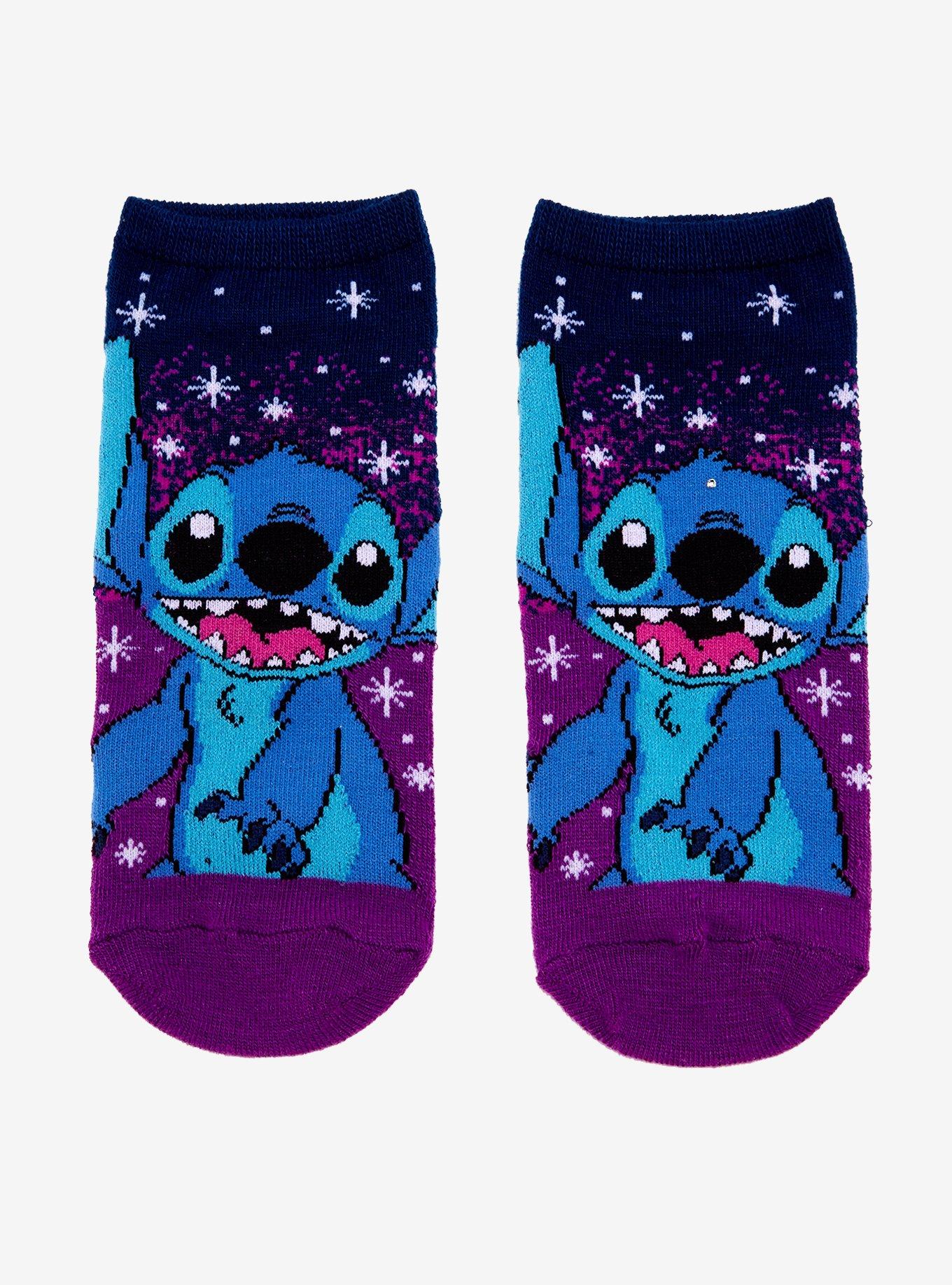 Disney Lilo & Stitch Starry Sky No-Show Socks, , hi-res