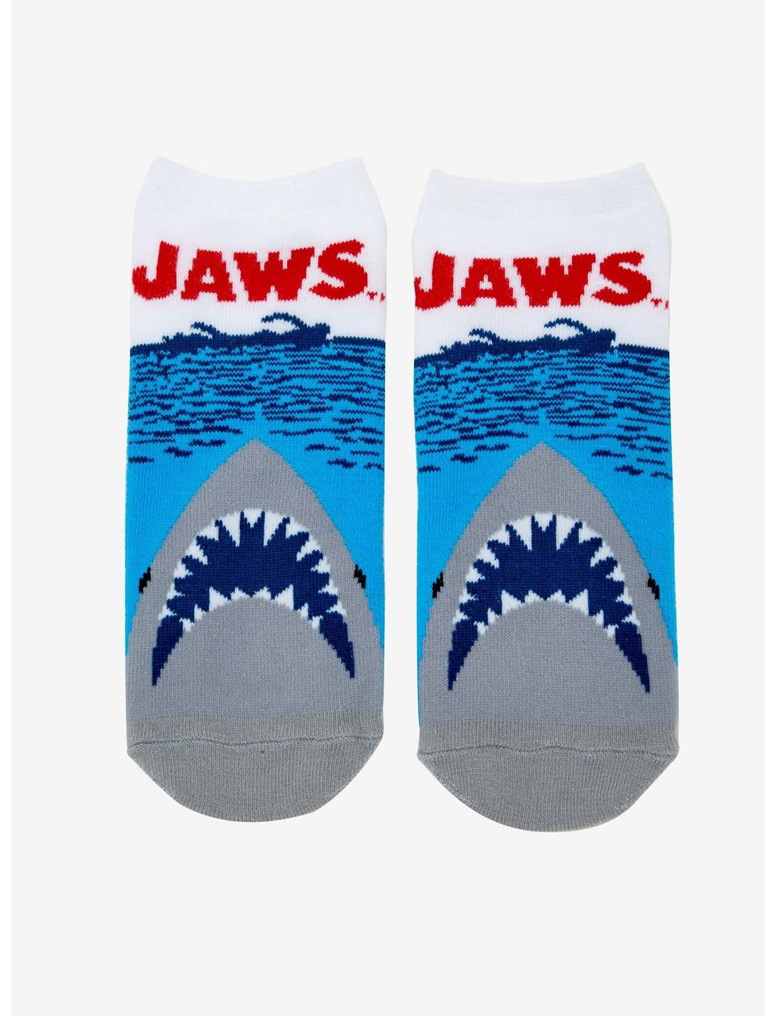 Jaws Poster No-Show Socks, , hi-res