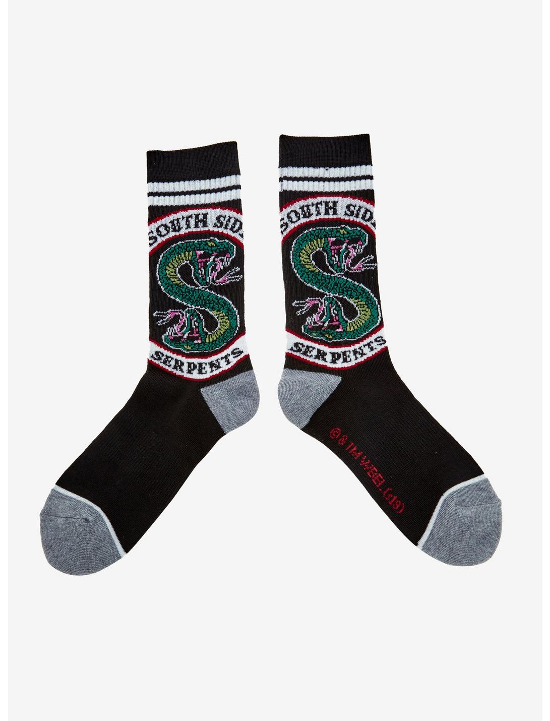 Riverdale Southside Serpents Varsity Crew Socks  Hot Topic Exclusive, , hi-res