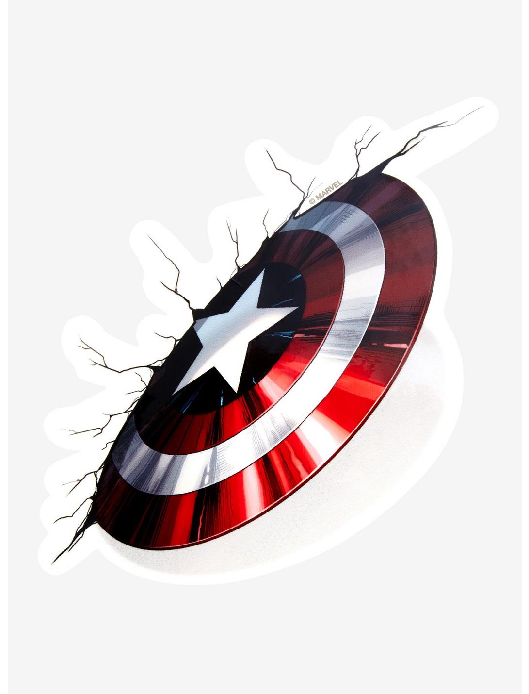 Marvel Captain America Shield 3D Decal, , hi-res