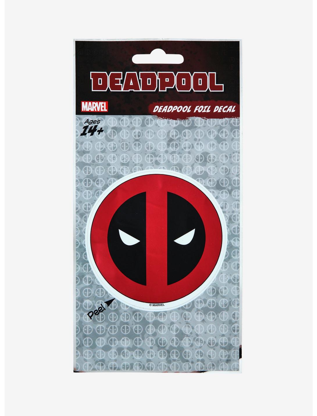 Marvel Deadpool Logo Foil Decal, , hi-res