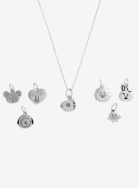 Bt21 interchangeable charm necklace discount