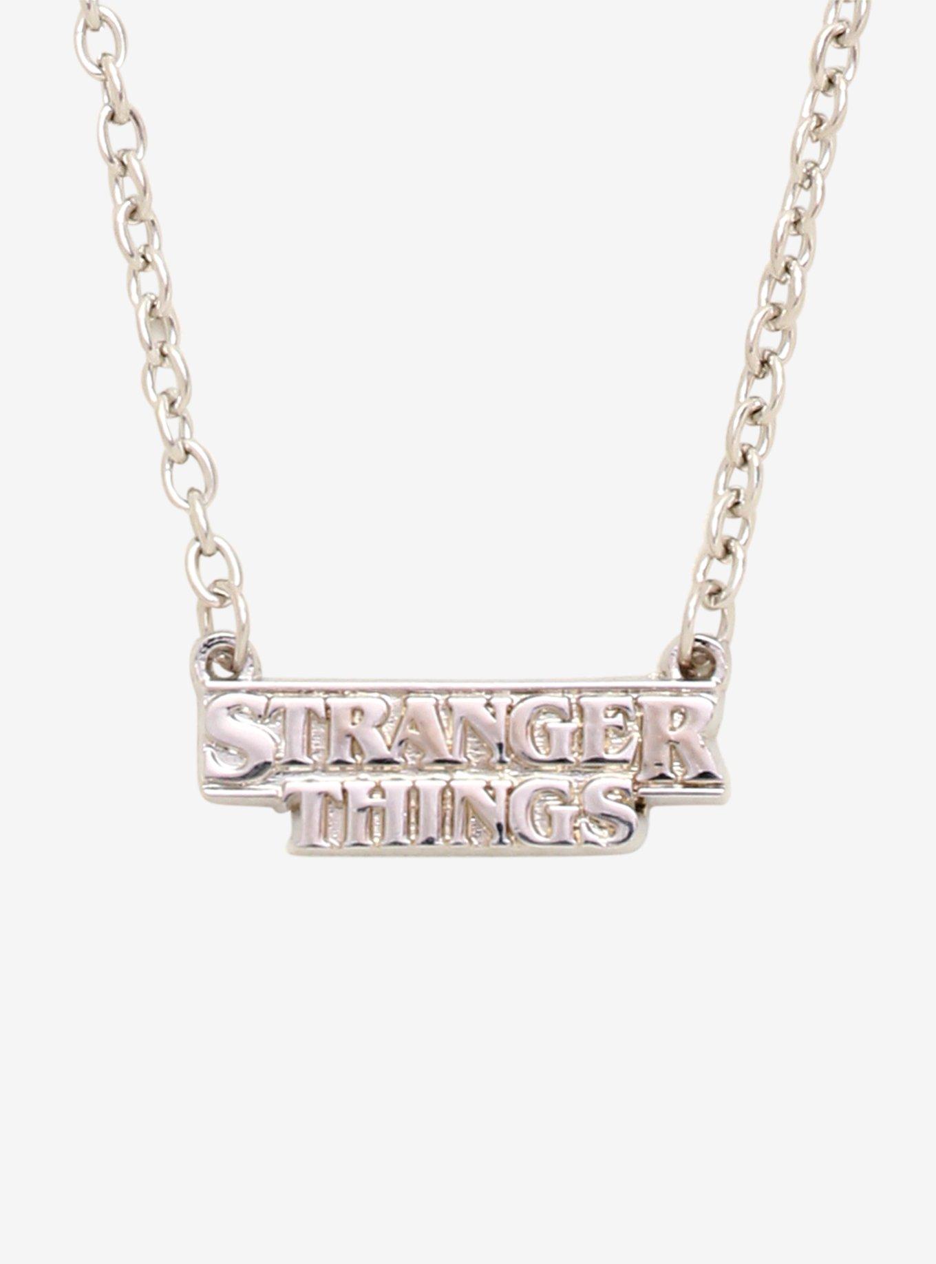 Loungefly Stranger Things Logo Necklace | Hot Topic
