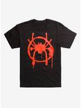 Marvel Spider-Man: Into The Spider-Verse Miles Morales Front & Back Cosplay T-Shirt, RED, hi-res