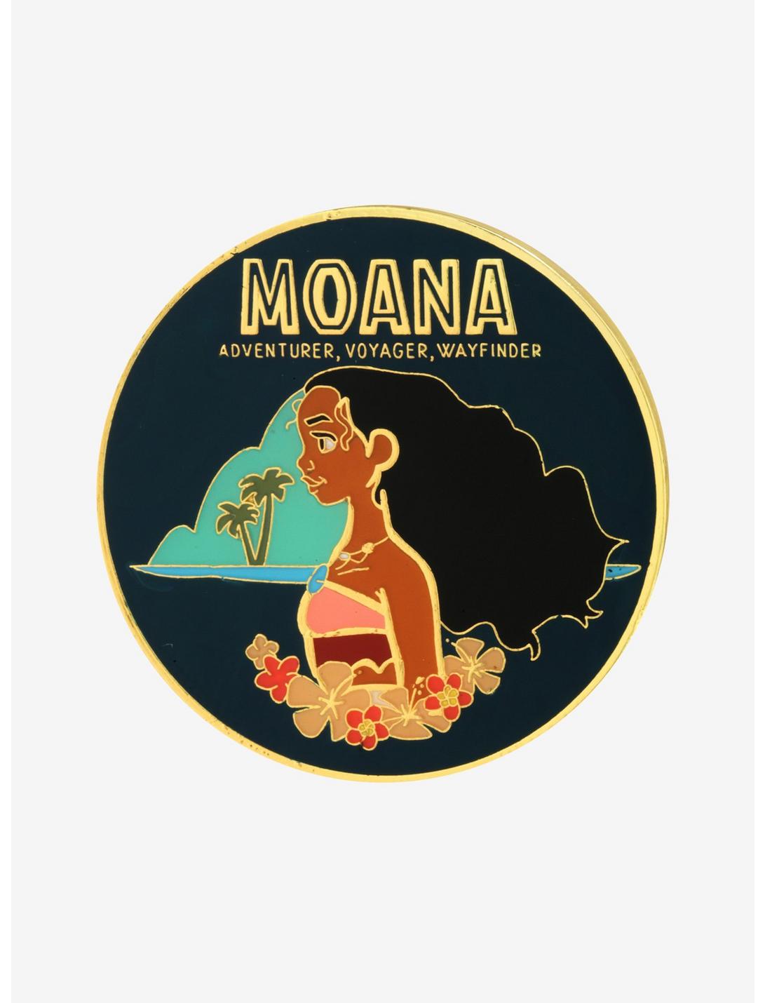 Disney Moana Characteristics Enamel Pin - BoxLunch Exclusive, , hi-res