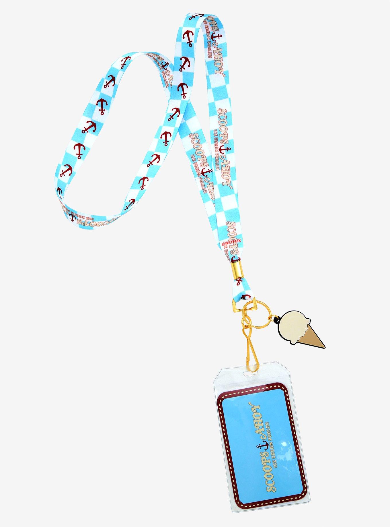 Stranger Things Scoops Ahoy Lanyard - BoxLunch Exclusive, , hi-res