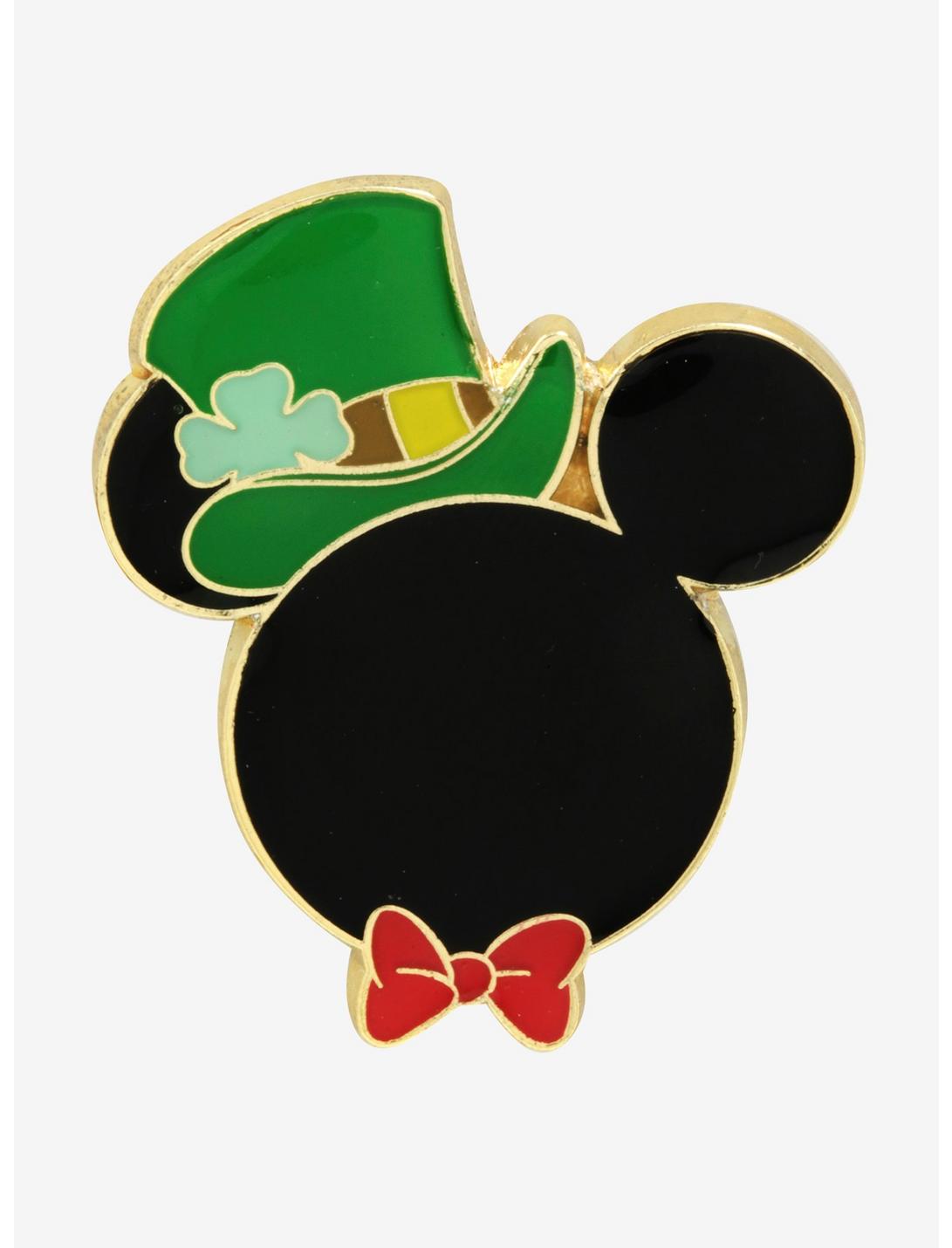Loungefly Disney Mickey Mouse Lucky St. Patrick's Day Enamel Pin, , hi-res