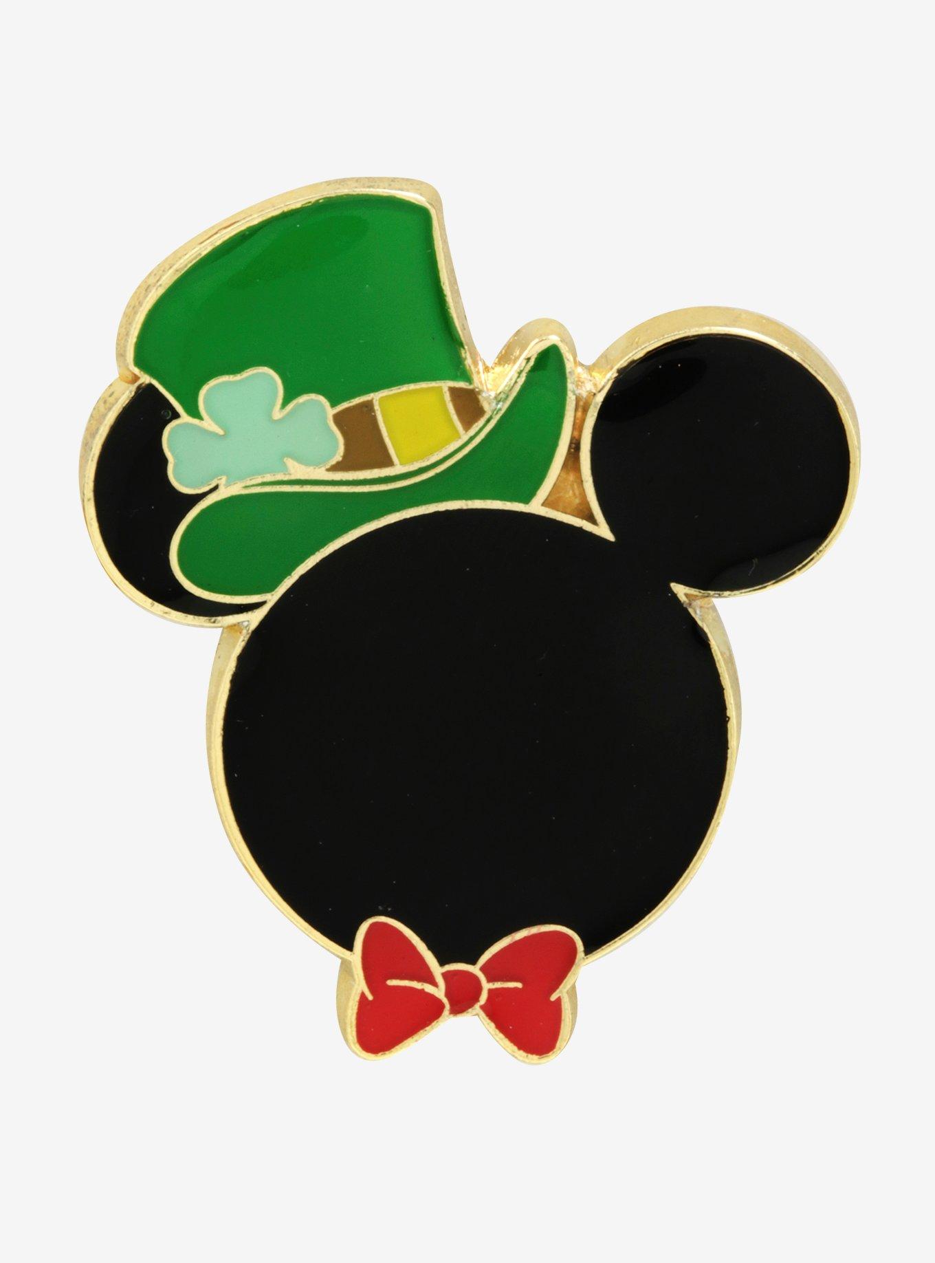 Loungefly Disney Mickey Mouse Lucky St. Patrick's Day Enamel Pin, , hi-res