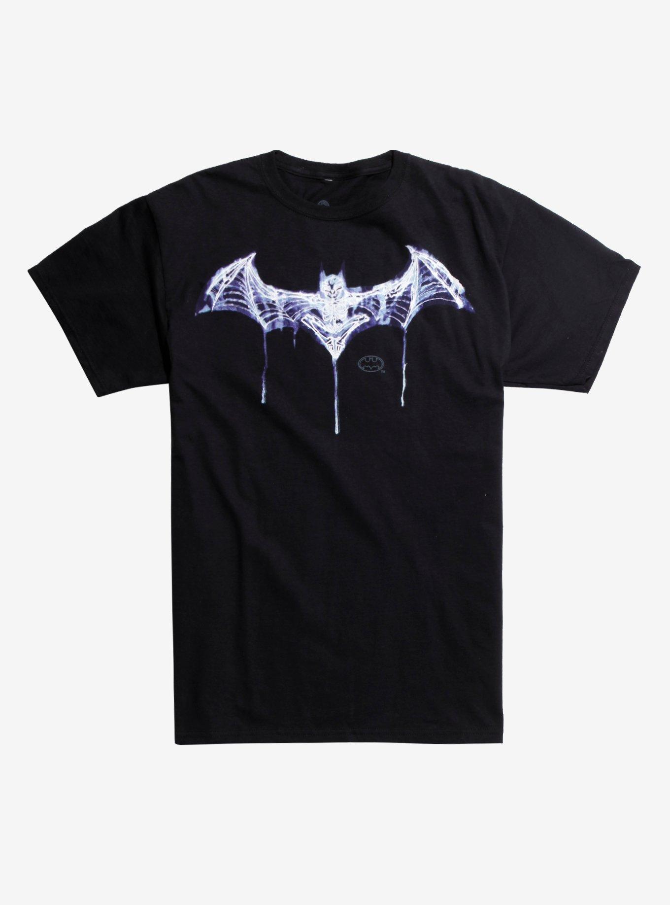 helaas lekkage Vaderlijk DC Comics Batman Skeleton Logo T-Shirt | Hot Topic