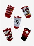 Harry Potter Chibi No-Show Socks 5 Pair, , hi-res