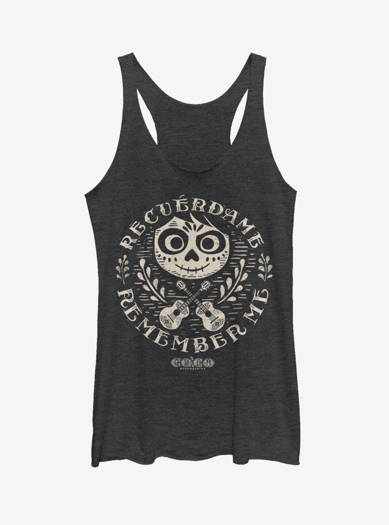 Disney Pixar Coco Circle Remember Womens Tank, , hi-res