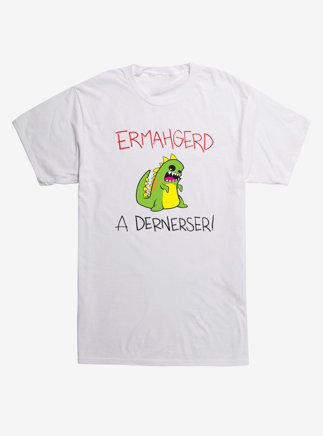 Ermahgerd Dinosaur T-Shirt - WHITE | Hot Topic