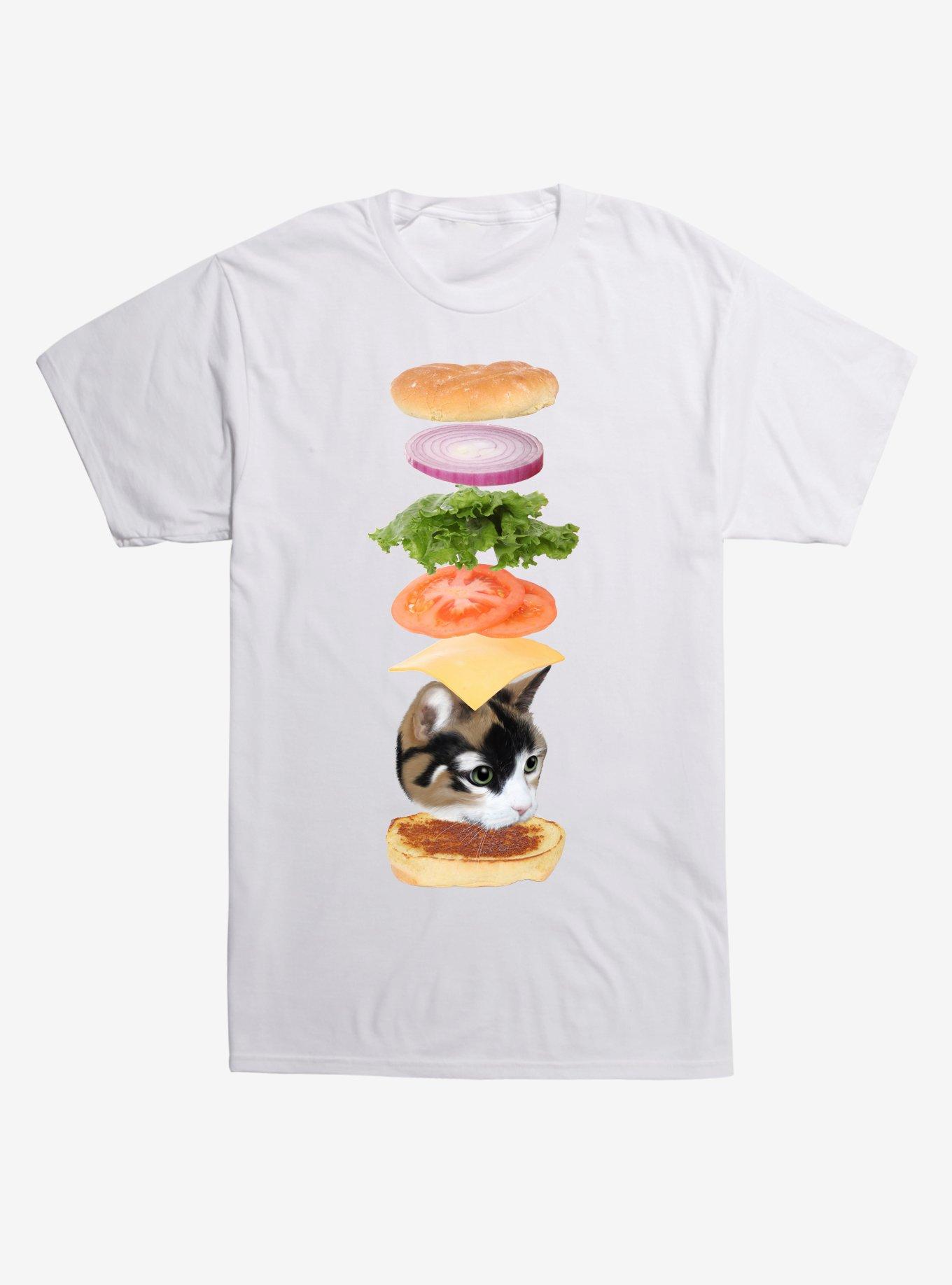 Cat burger shirt sale