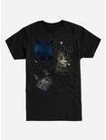 Starry Cats T-Shirt, BLACK, hi-res