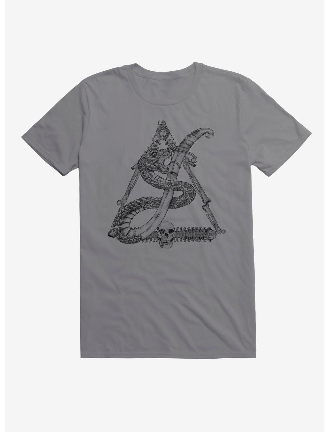Snake Dagger T-Shirt, STORM GREY, hi-res