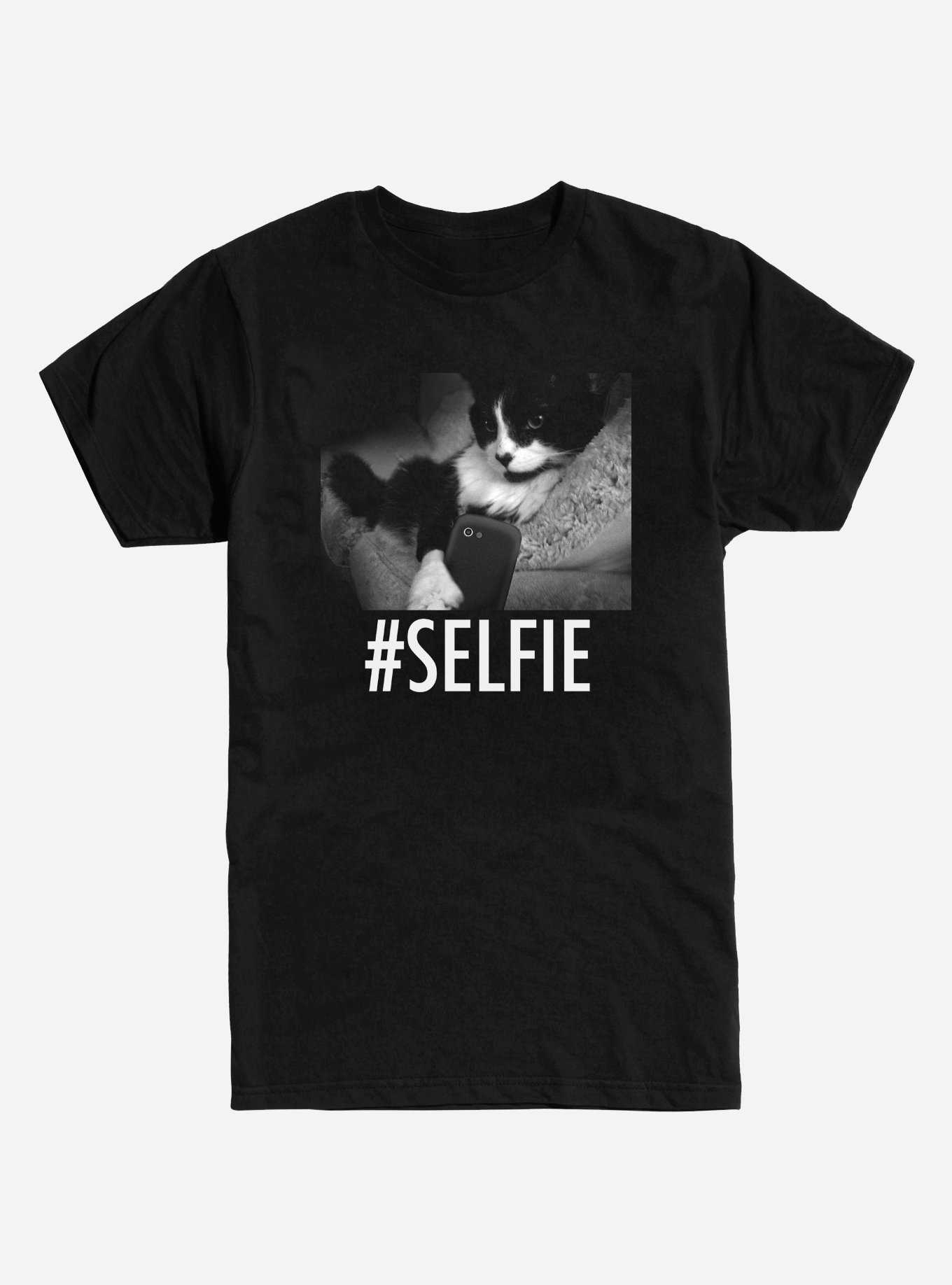 Cat Selfie T-Shirt, , hi-res