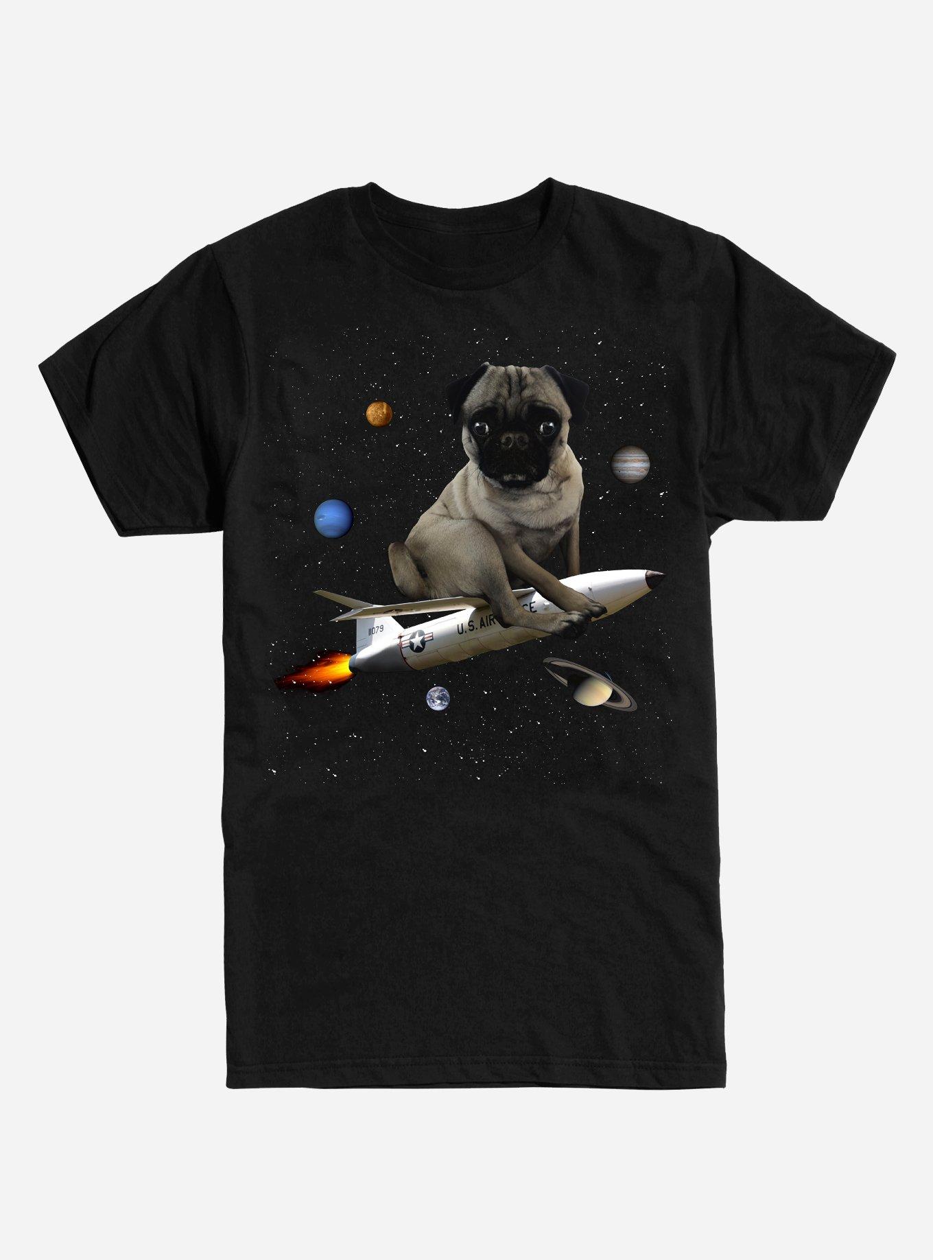 Rocket Pug T-Shirt, , hi-res