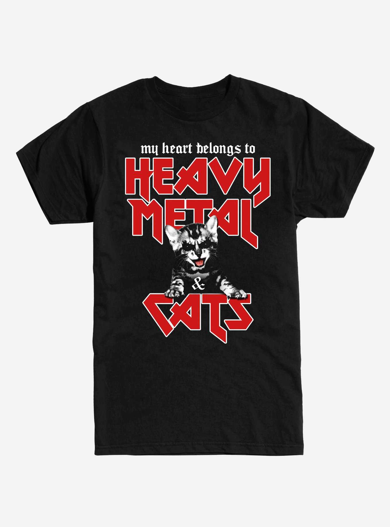 Heavy Metal Cats T-Shirt, , hi-res