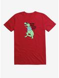 Sun's Out Guns Out Dinosaur T-Shirt, RED, hi-res