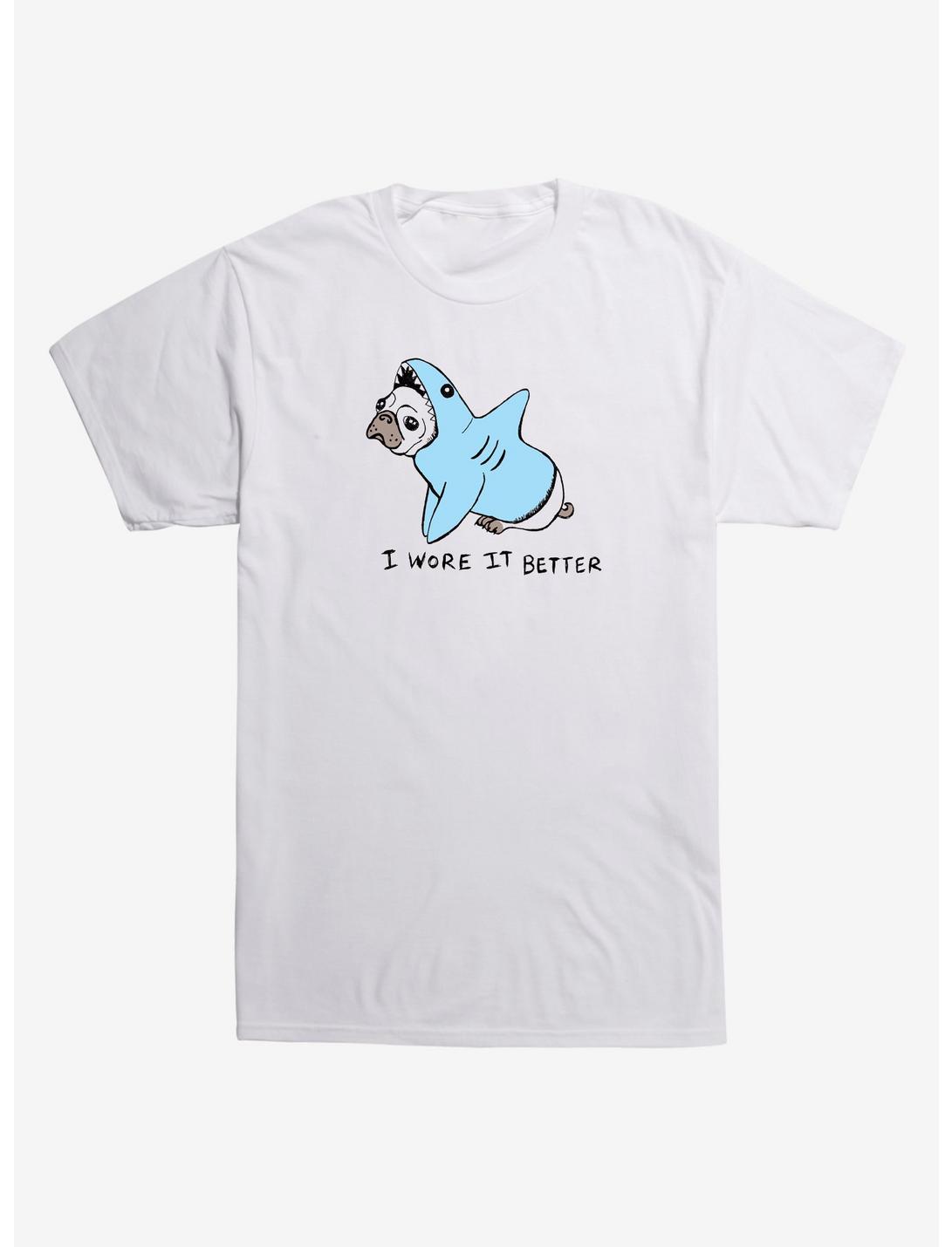I Wore It Better Pug T-Shirt, WHITE, hi-res