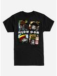 Meow Mon Cat T-Shirt, BLACK, hi-res