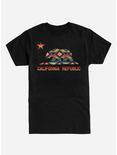 California Republic Serape Bear T-Shirt, BLACK, hi-res