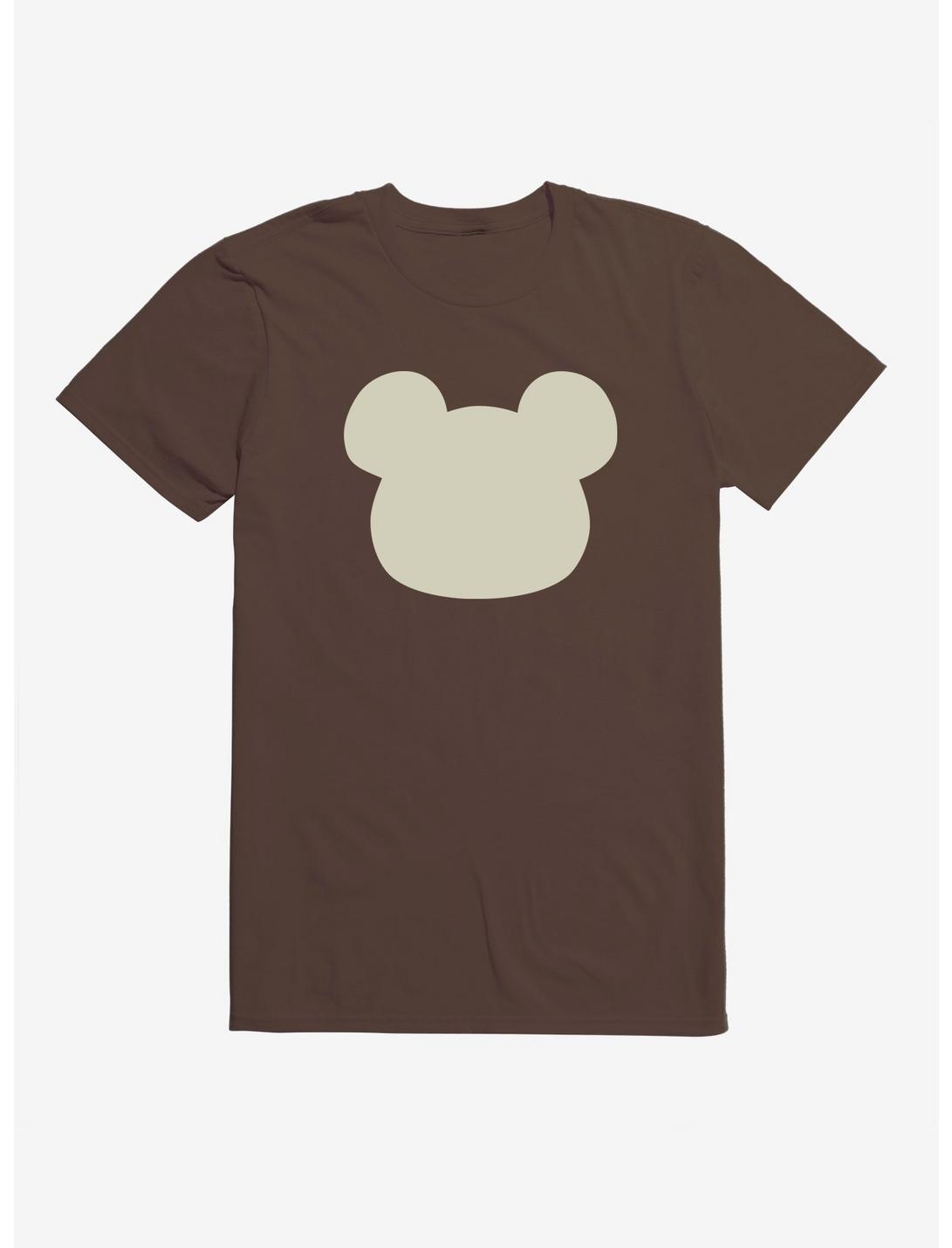 Bear Head T-Shirt, CHOCOLATE, hi-res