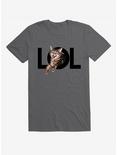LOL Cat T-Shirt, CHARCOAL, hi-res