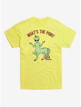 What's The Point Alien T-Shirt, SPRING YELLOW, hi-res