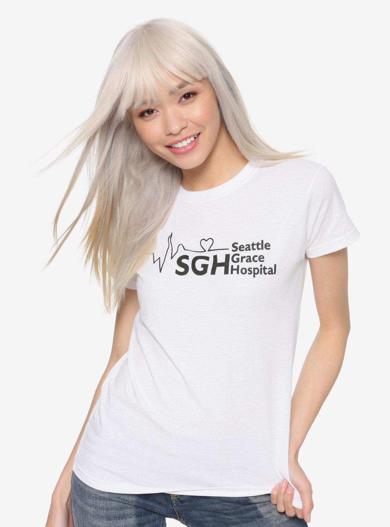 Grey's Anatomy Seattle Grace Hospital Girls T-Shirt, BLACK, hi-res