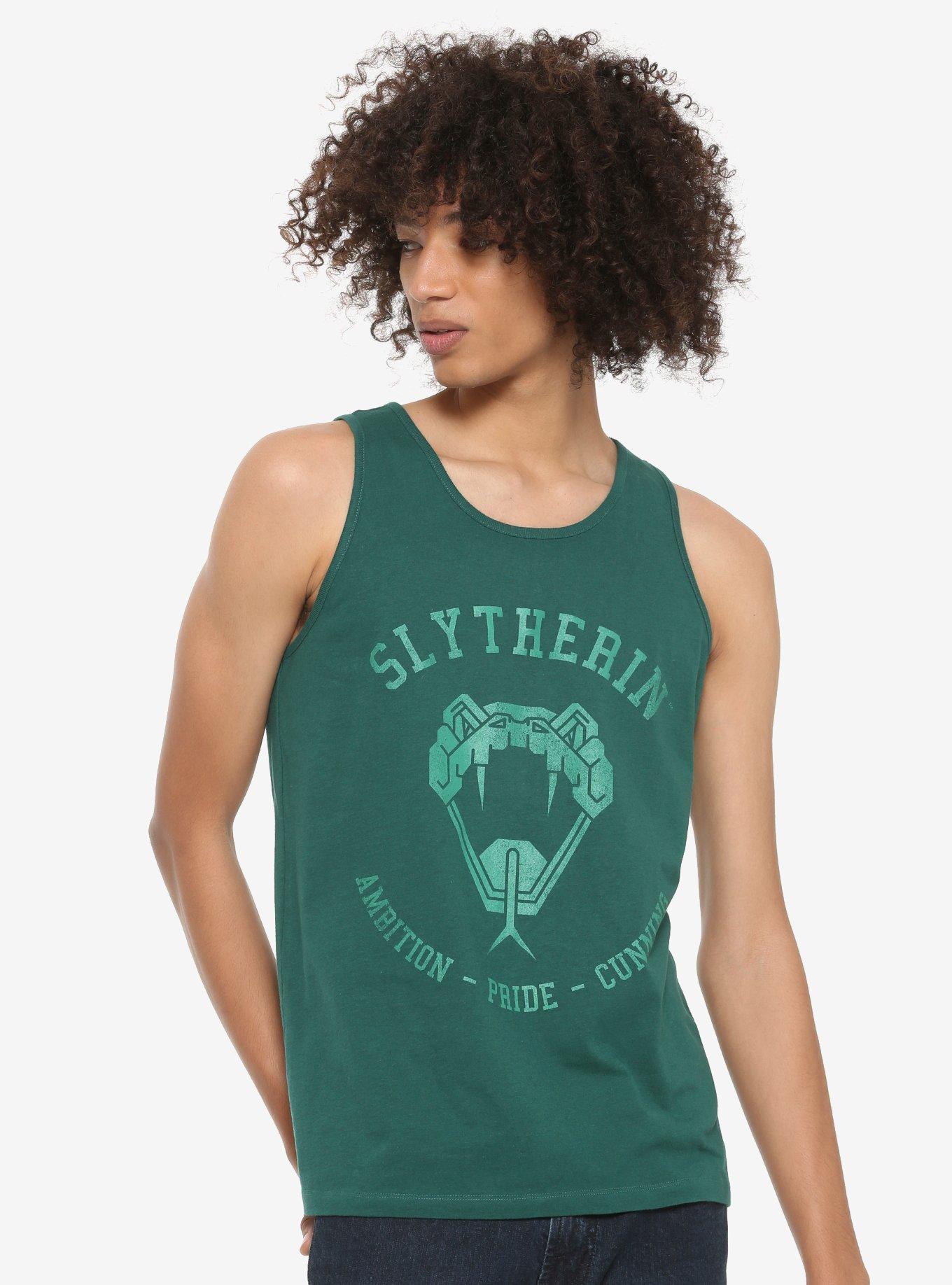Harry Potter Slytherin Tank Top - BoxLunch Exclusive, GREEN, hi-res