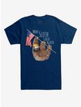 Make Sloth Great Again T-Shirt, NAVY, hi-res