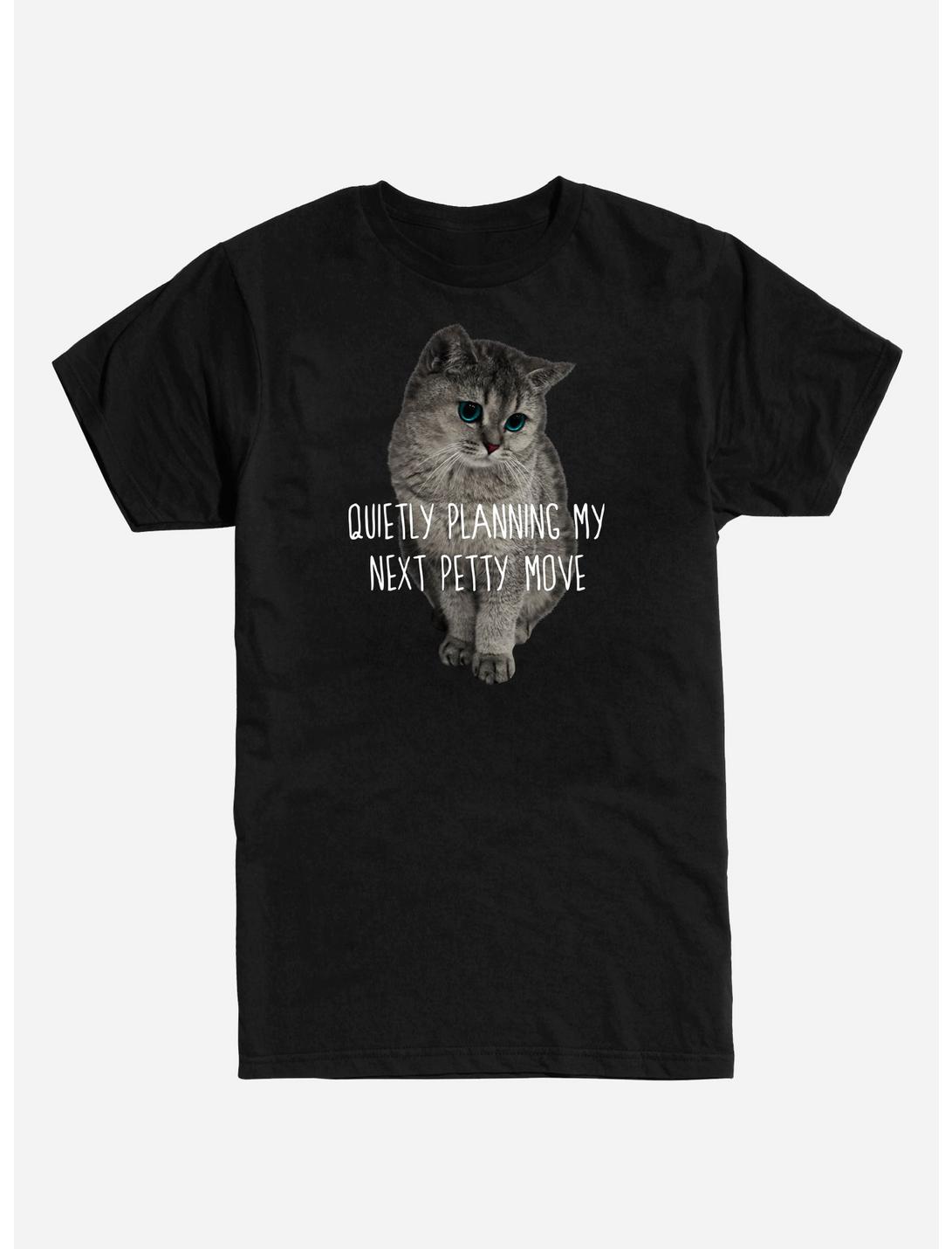 Petty Cat T-Shirt, BLACK, hi-res