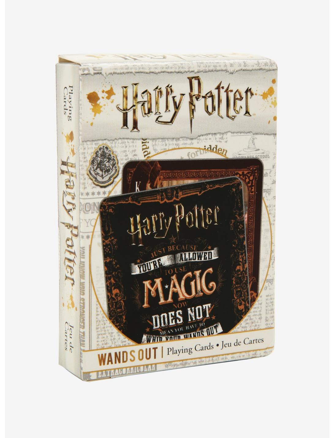 Harry Potter Wands Out Playing Cards, , hi-res
