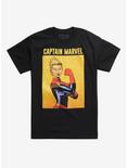 Marvel Captain Marvel Comic T-Shirt, BLACK, hi-res
