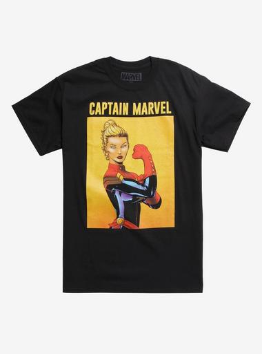 captain marvel rosie the riveter shirt