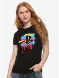 PlayStation Spray Paint Logo Girls T-Shirt, MULTI, hi-res