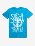 Sink Or Swim Anchor T-Shirt, CARRIBEAN BLUE, hi-res
